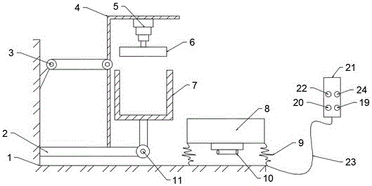Construction waste treatment device