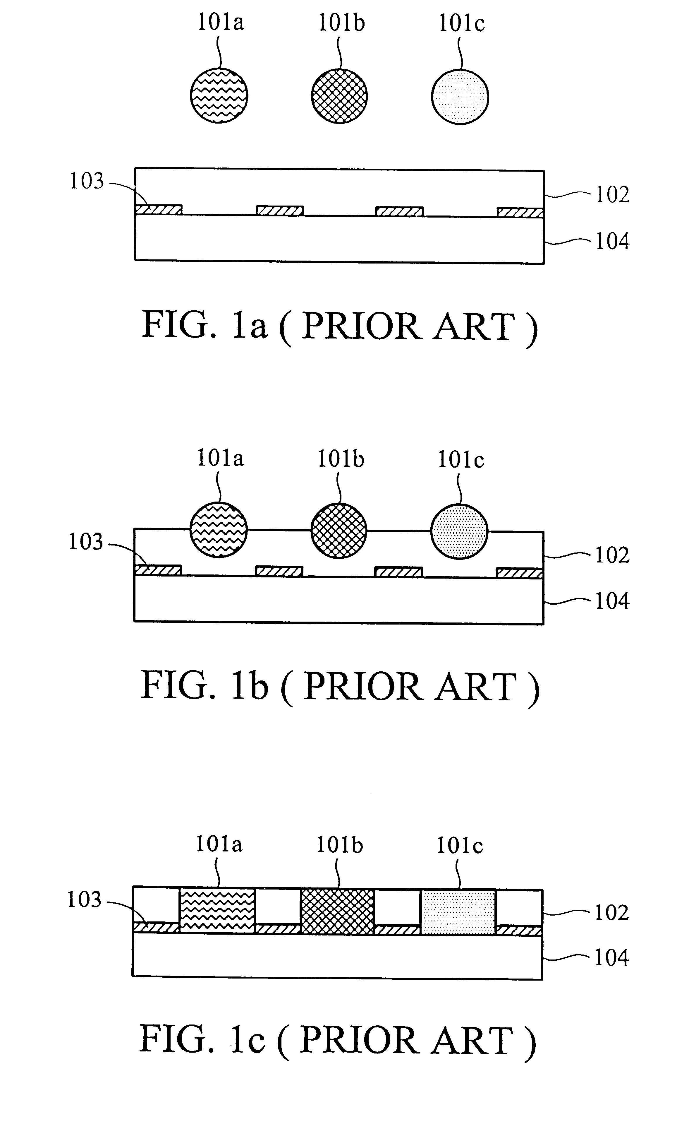 Color filters for liquid crystal display panels and method of producing the same