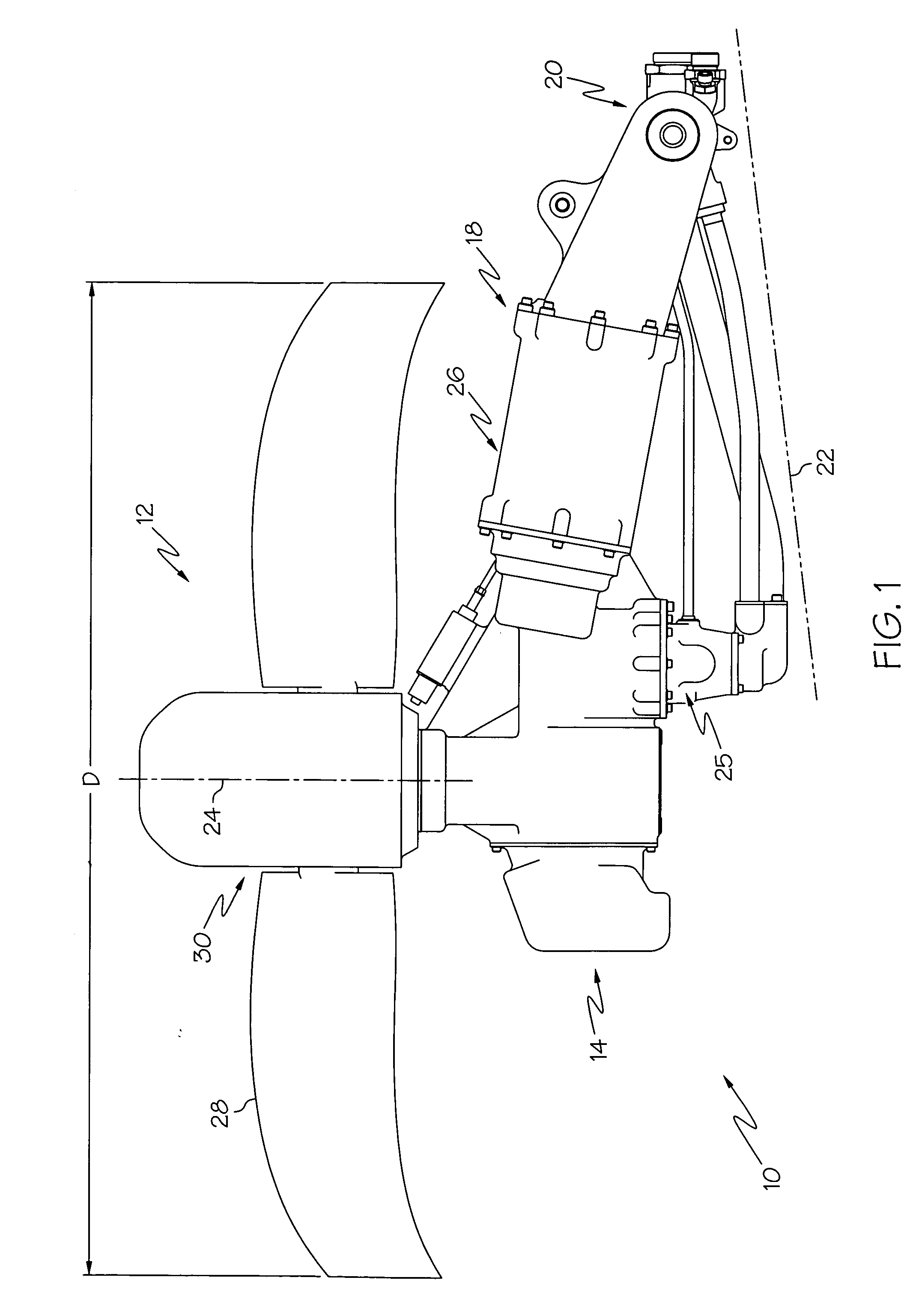 Ram air turbine with compound geartrain gearbox