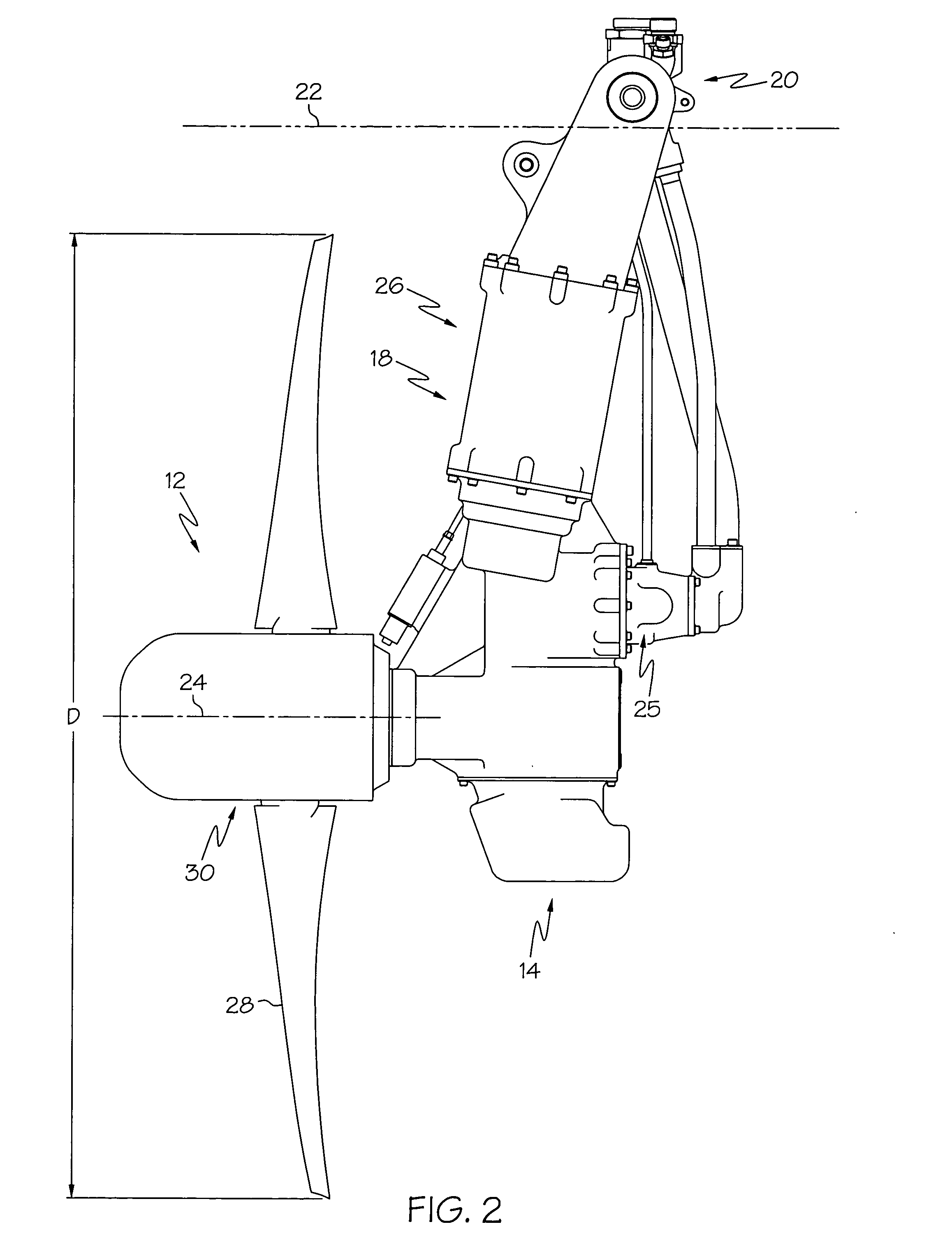 Ram air turbine with compound geartrain gearbox