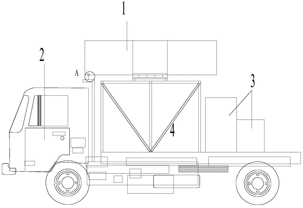 Mobile ventilating device applied to tunnel pavement construction