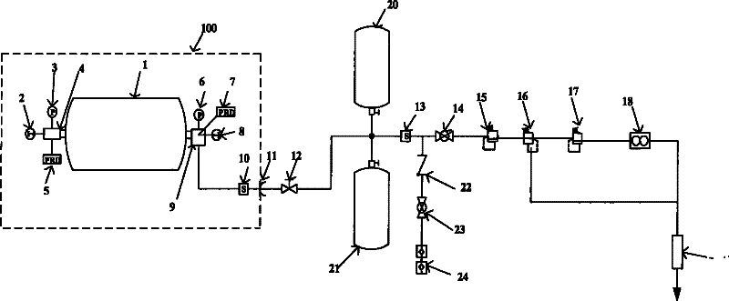 Detection system and method for mesomeric state hydrogen gas consumption