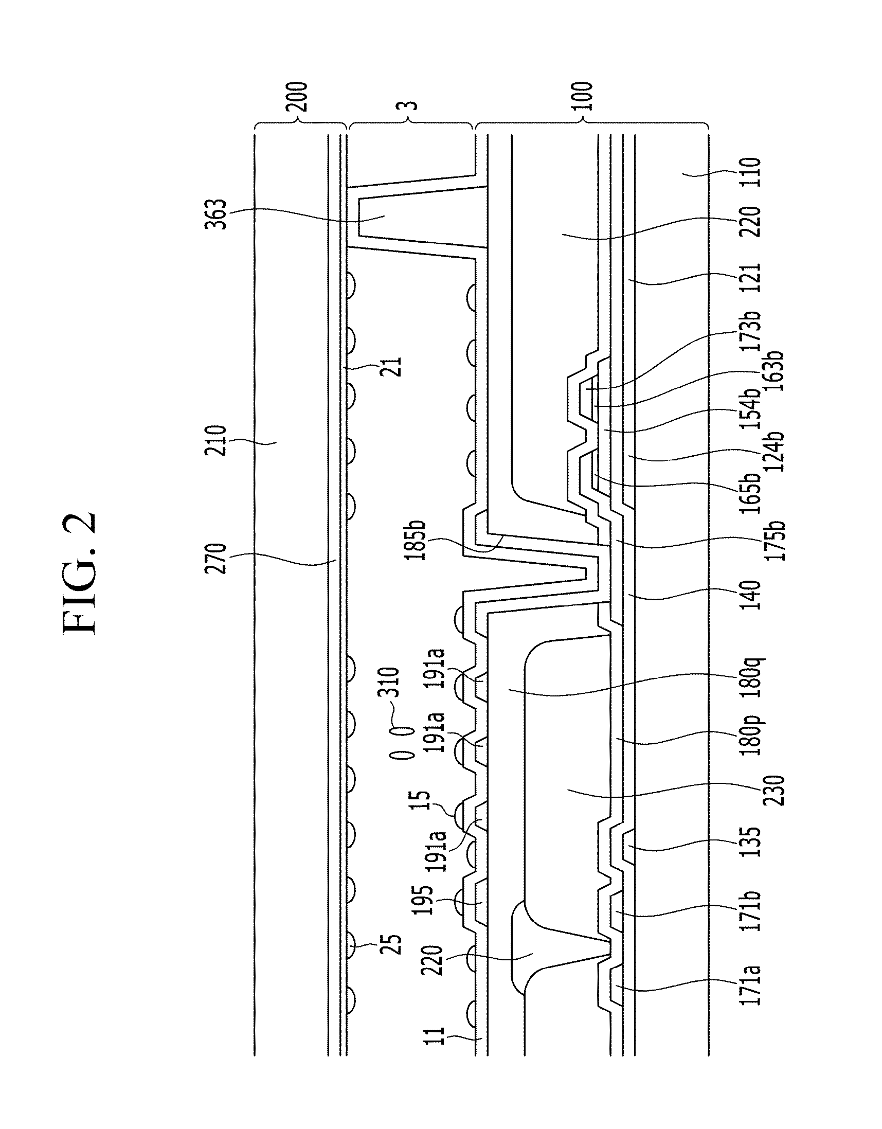 Curved liquid crystal display and method of manufacturing the same