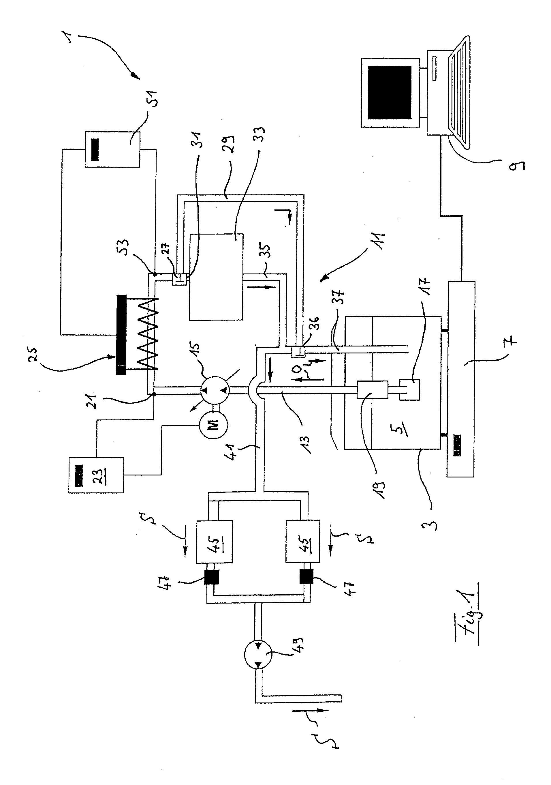 Arrangement and method for determining the oil consumption of an oil-lubricated machine