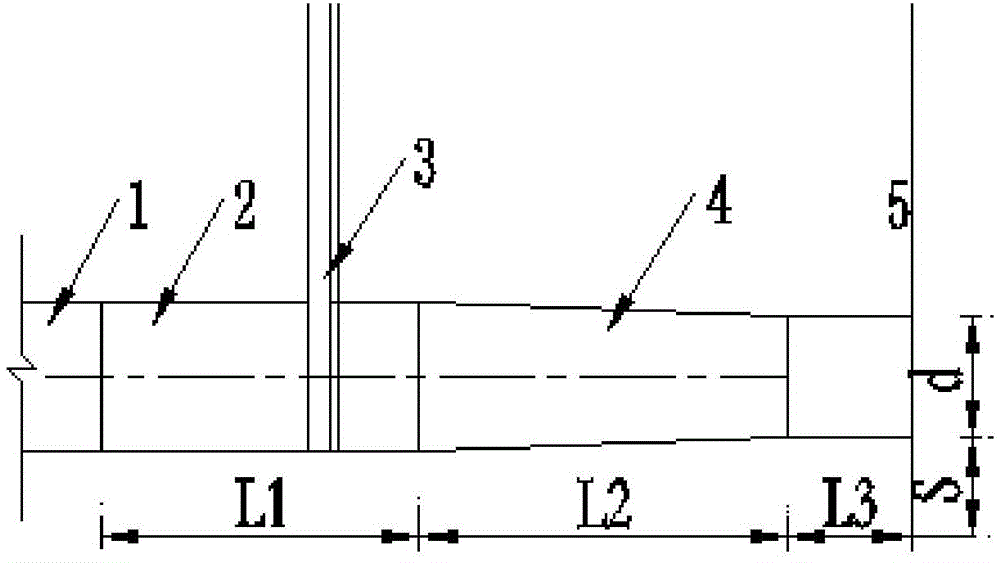 Pressure sudden expansion and sudden fall circular jet flow energy dissipater