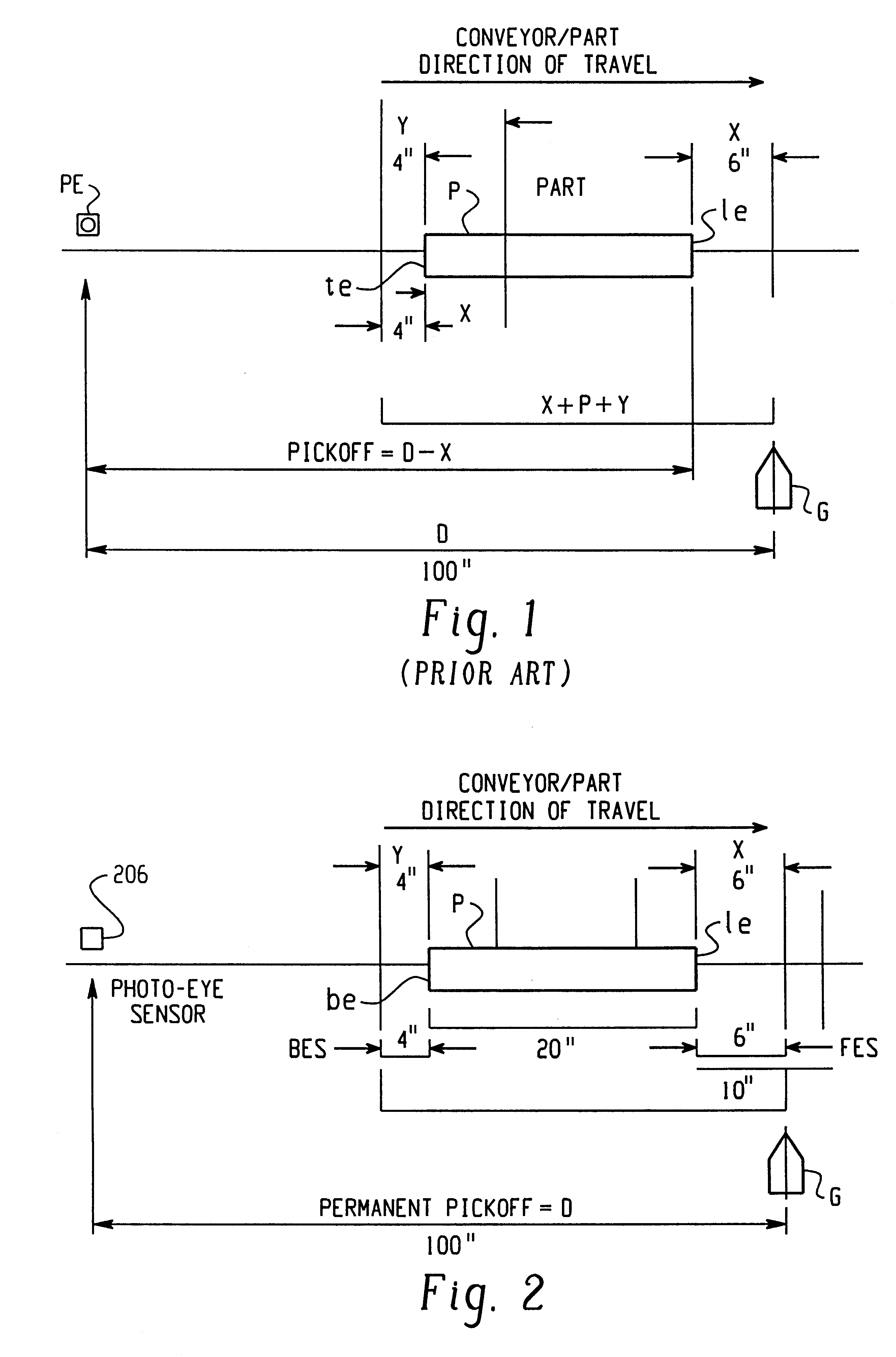 Systems for setting automatic gun triggering parameters in automated spray coating systems