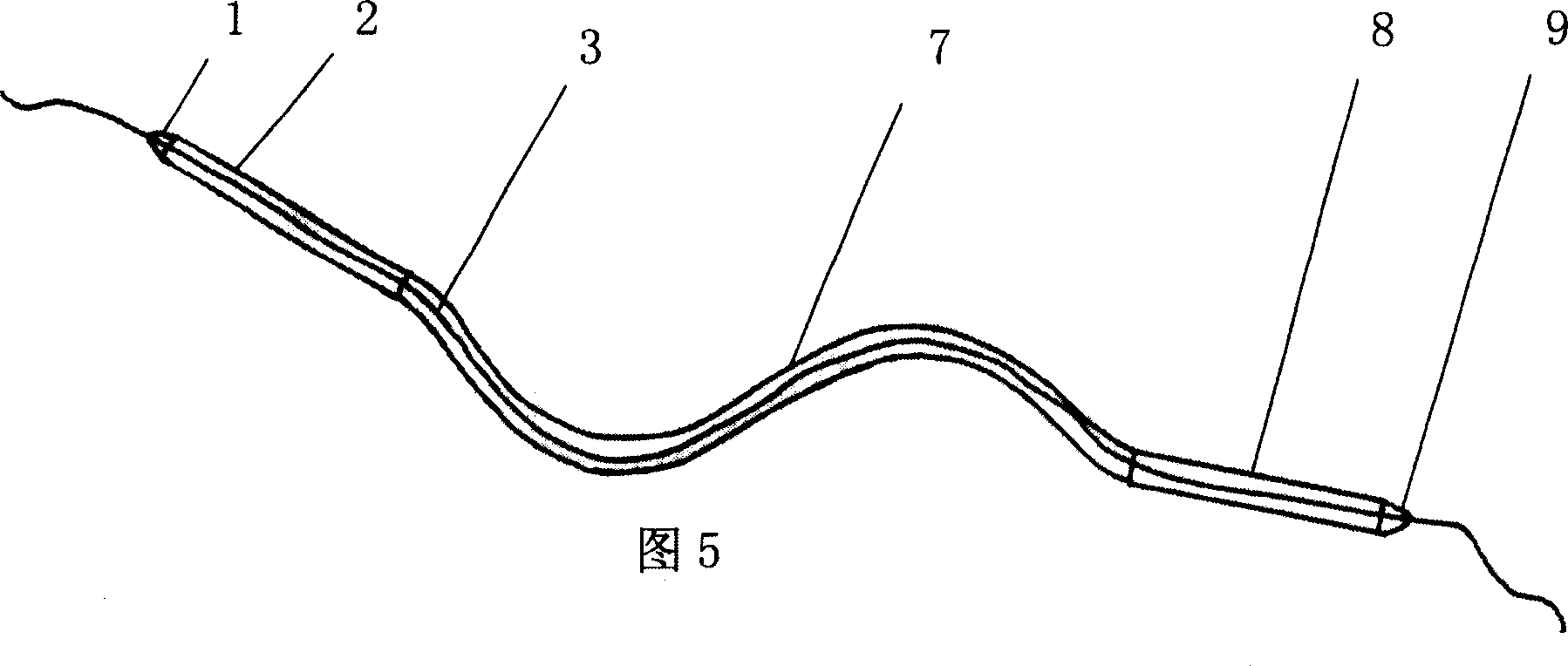 Irrigation belt of polymer material