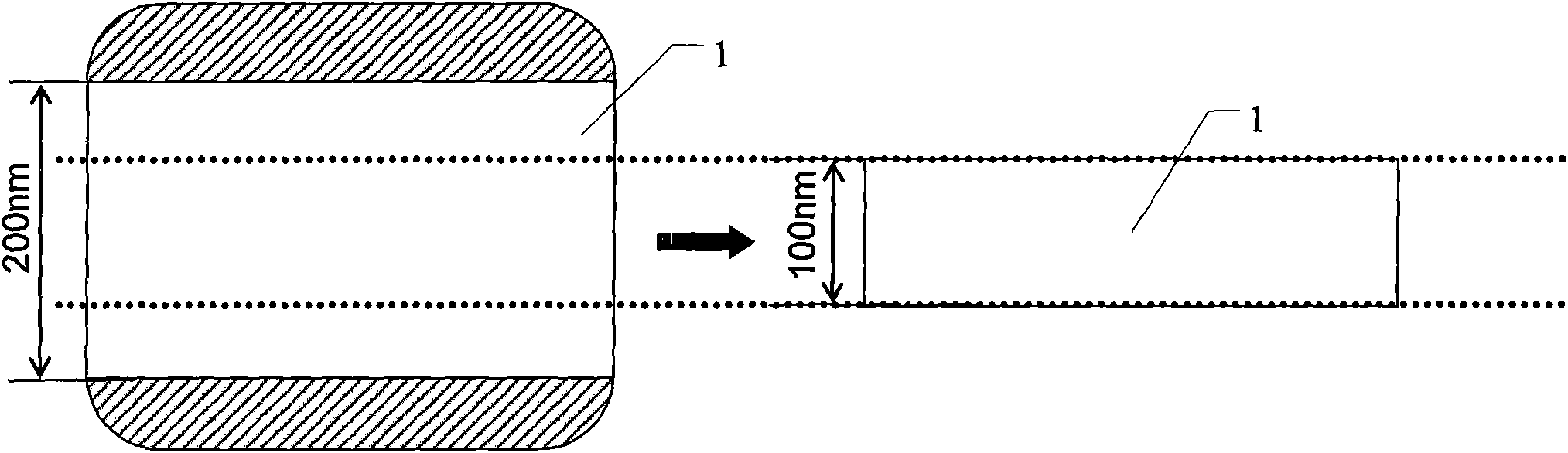 Preparation method of observation sample for transmission electron microscope