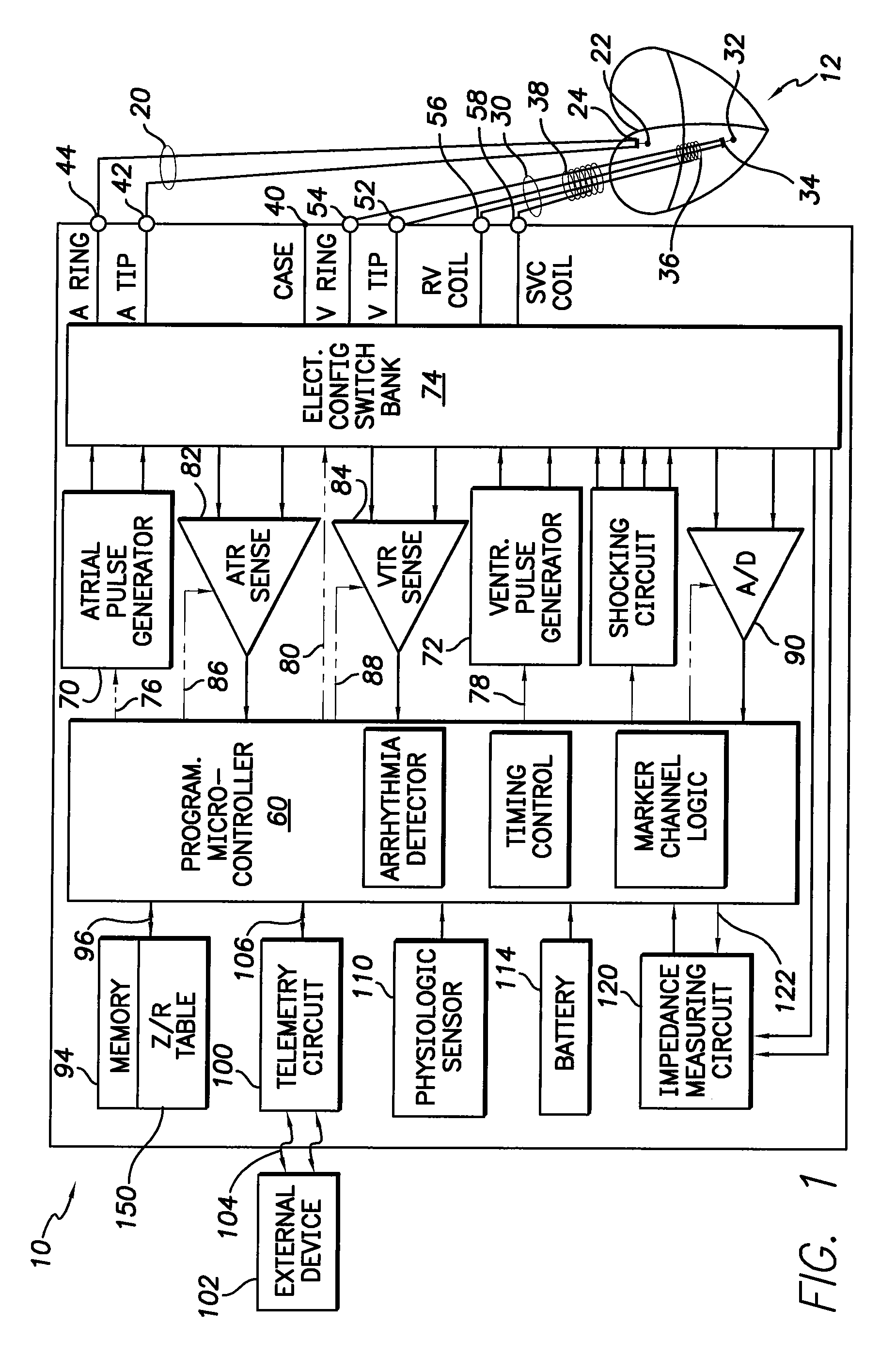 Apparatus and method for two-component bioelectrical impedance ratio measuring and monitoring