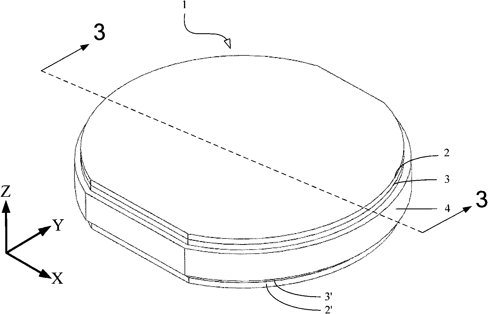 Micro machine differential capacitance accelerometer with symmetrical structure