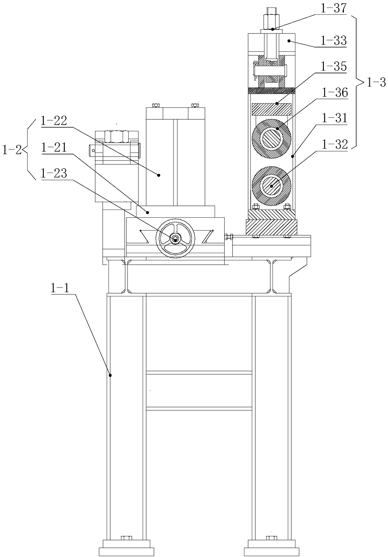 Movable service vehicle for continuous oil pipe butt-joint and detection