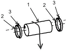 Fabric take-up deviation preventing device