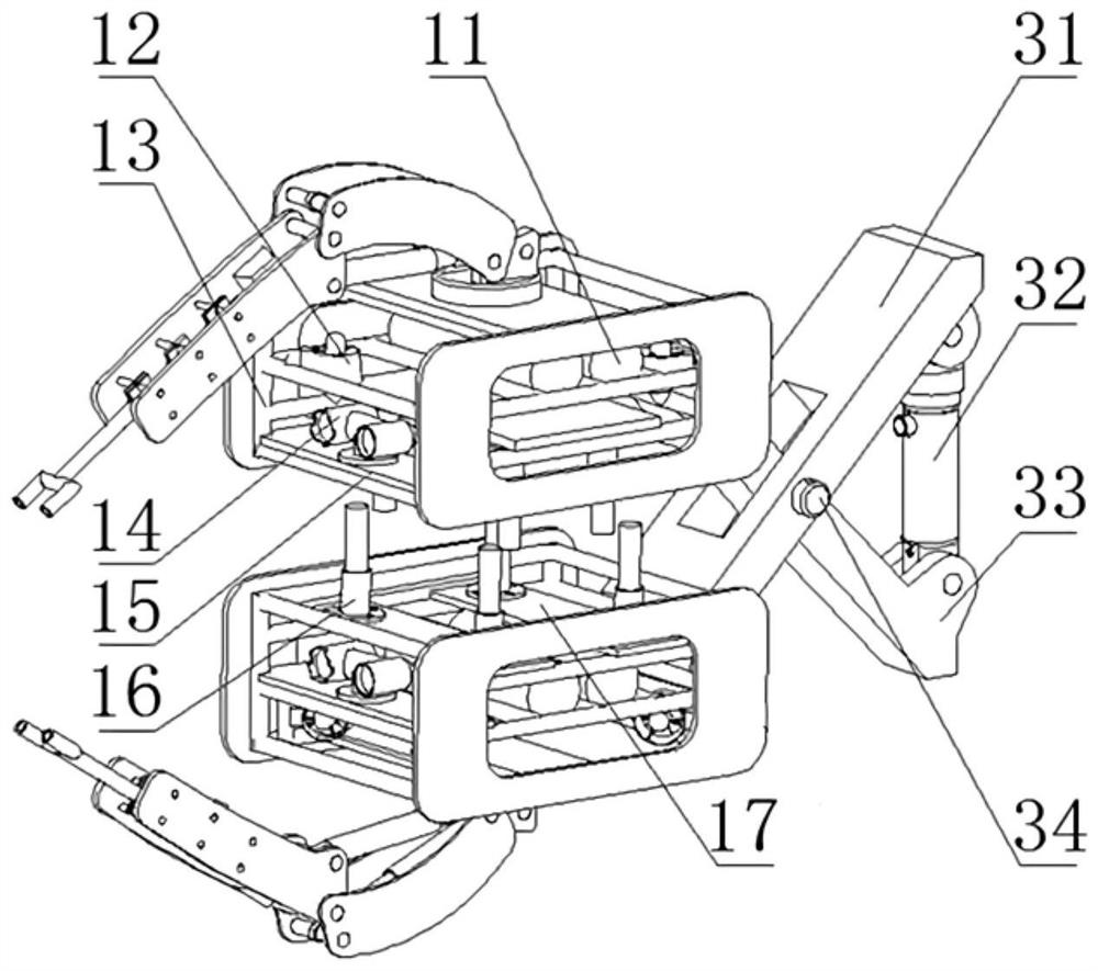 A clip-type propeller cleaning device