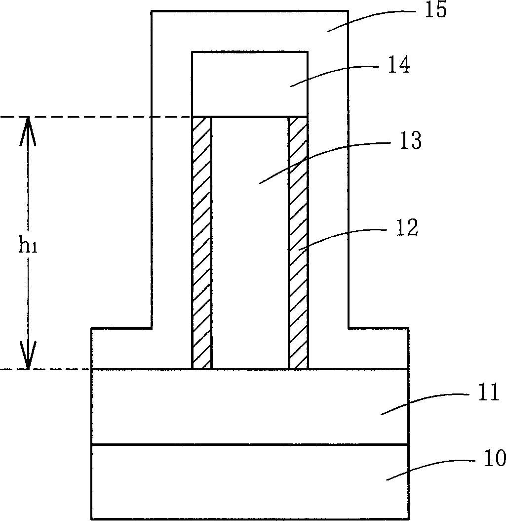 CMOS transistor inverter with multiple grid transistor