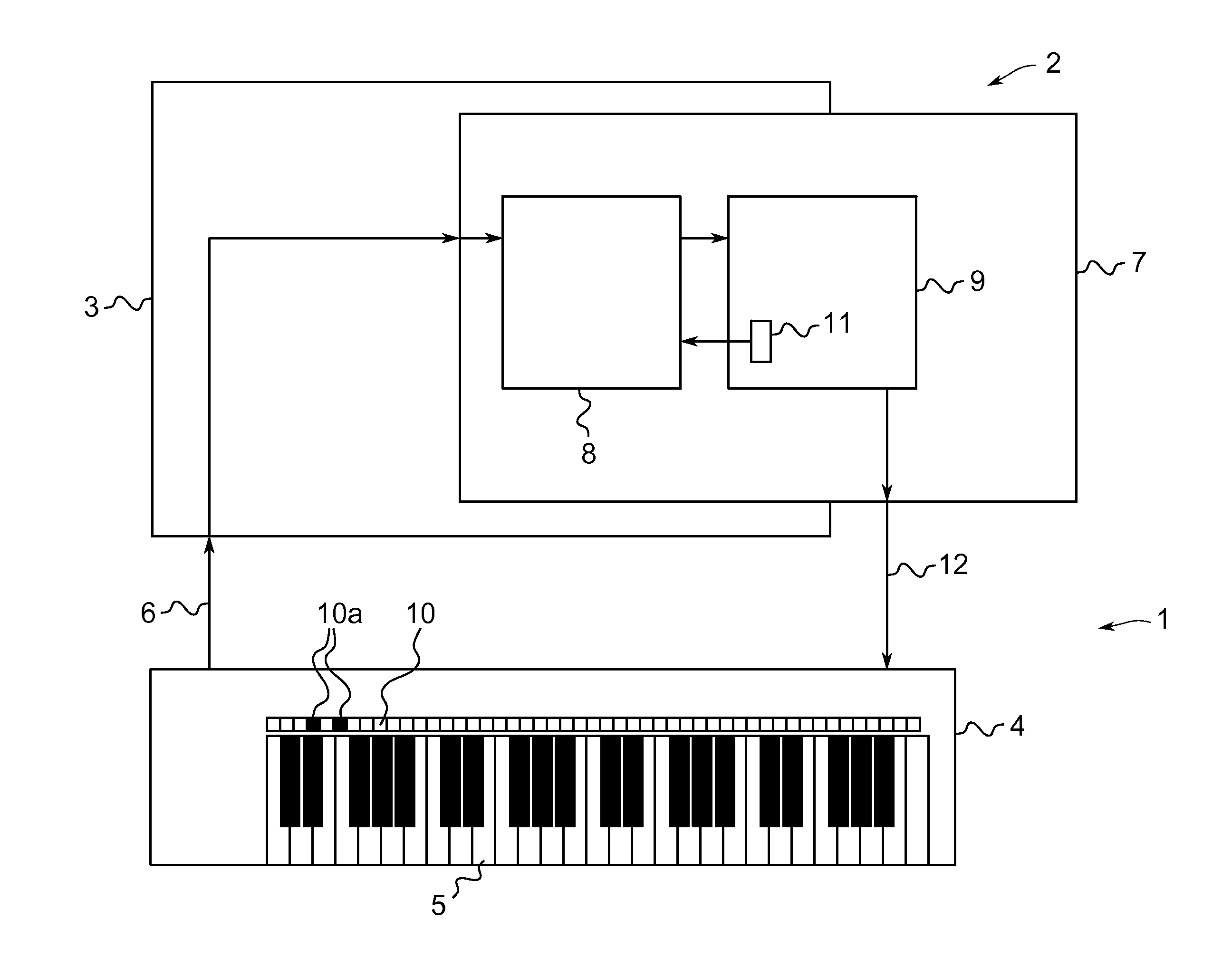 Electronic music instrument, system and method for controlling an electronic music instrument