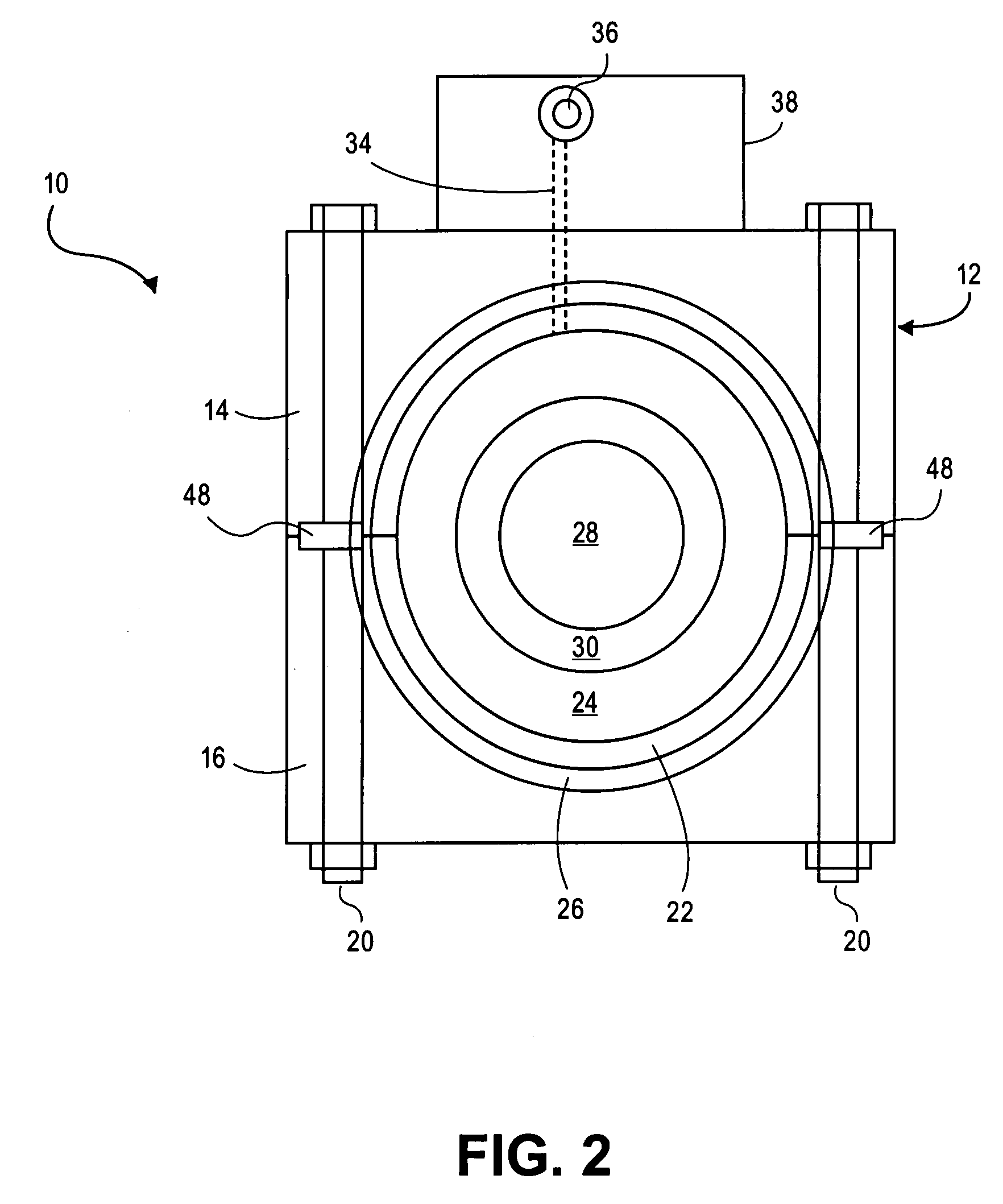 Pressurized bearing assembly