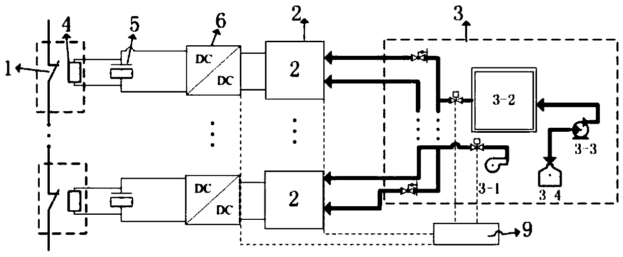 An energy supply device applied to high-voltage DC circuit breakers