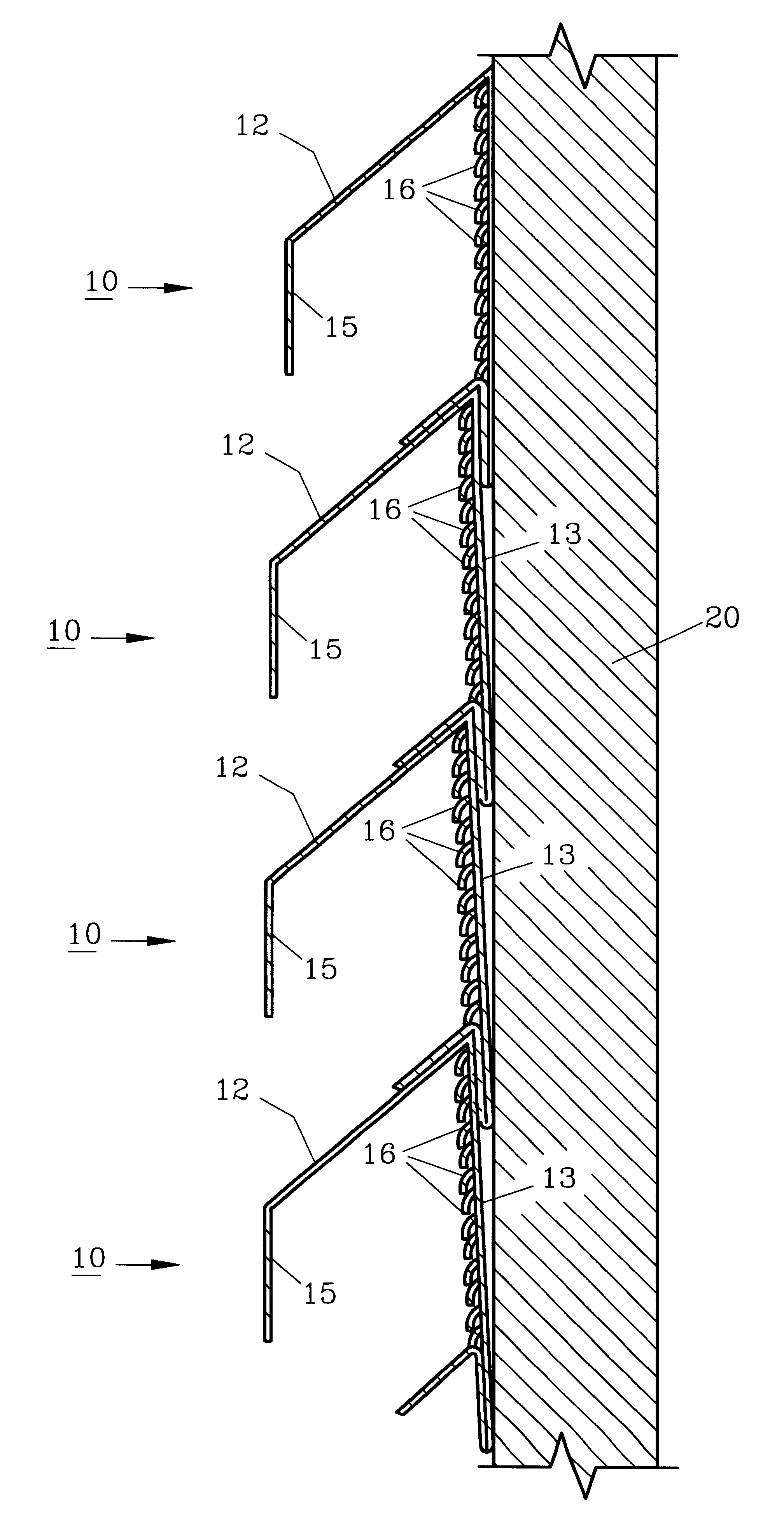 Louver member and method