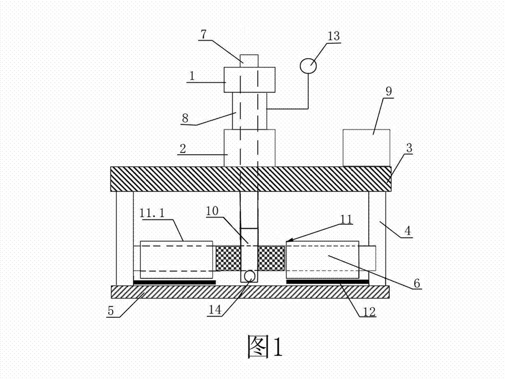 Method and device for detecting stress strength of concrete by bending method