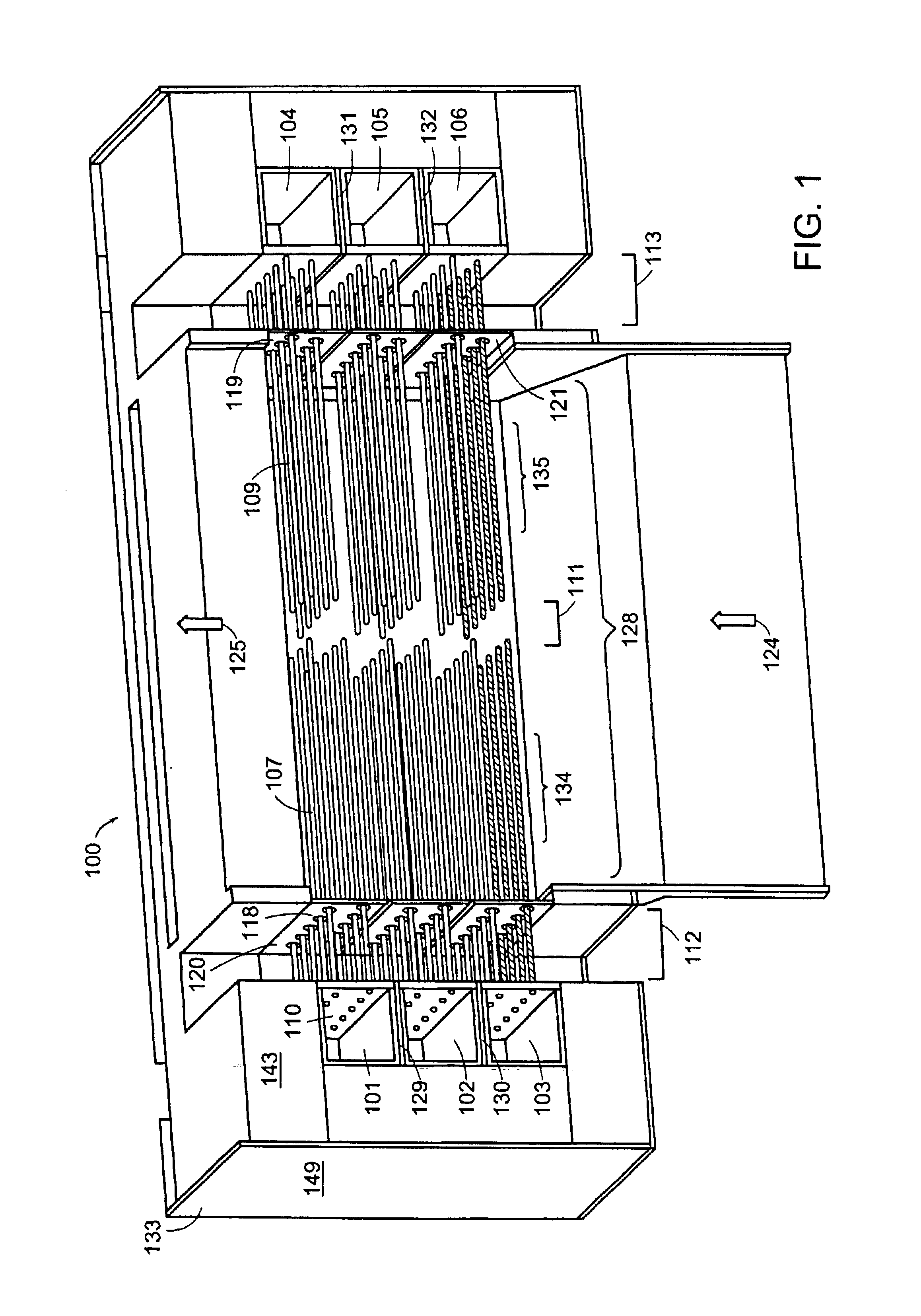 Horizontal fuel cell tube system and methods