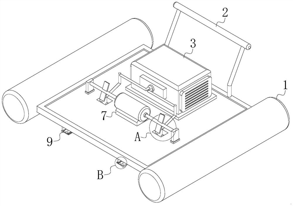 An adaptive swing type lotus root digging machine