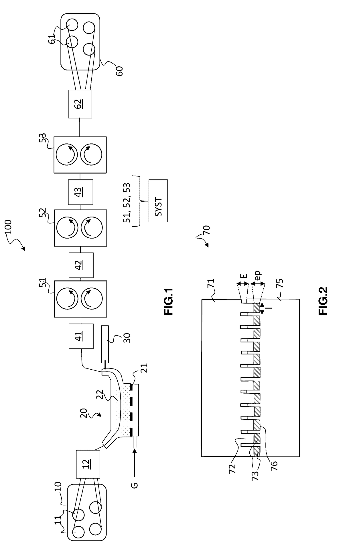 Method of producing a fibrous material pre-impregnated with thermoplastic polymer in a fluid bed