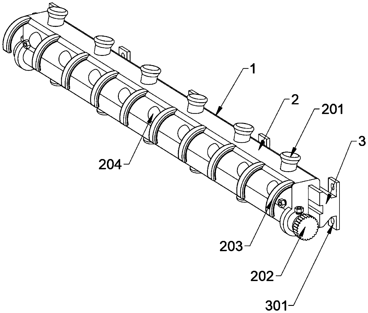 A new type of automobile light-emitting accessory structure for automobile matching