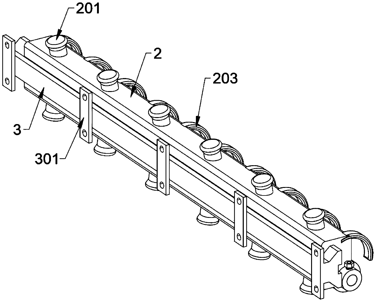 A new type of automobile light-emitting accessory structure for automobile matching