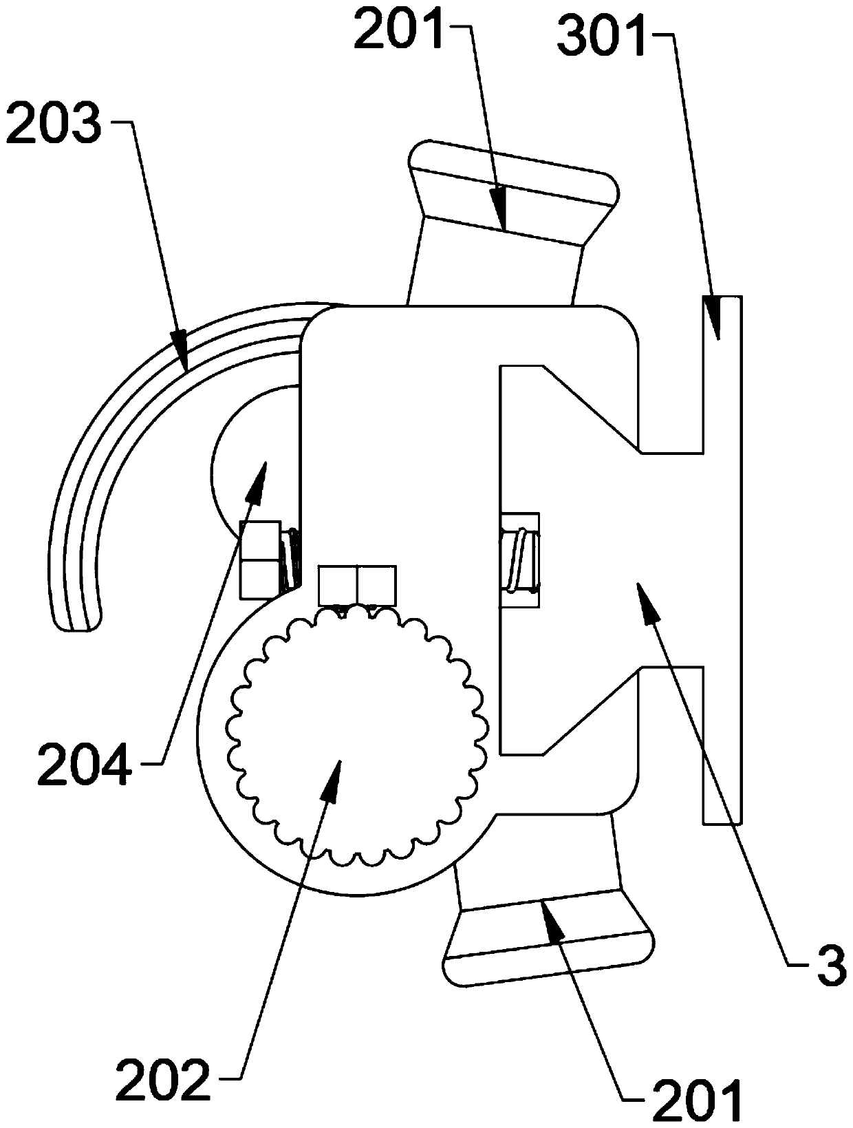 A new type of automobile light-emitting accessory structure for automobile matching