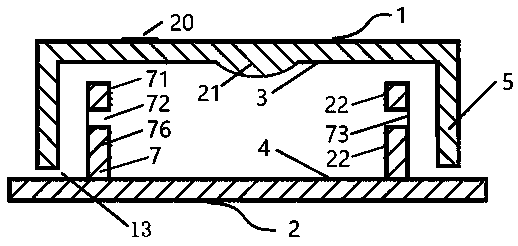 Crack-type quantitative easily-marked hand-held surface sampling culture dish adopting grid counting method