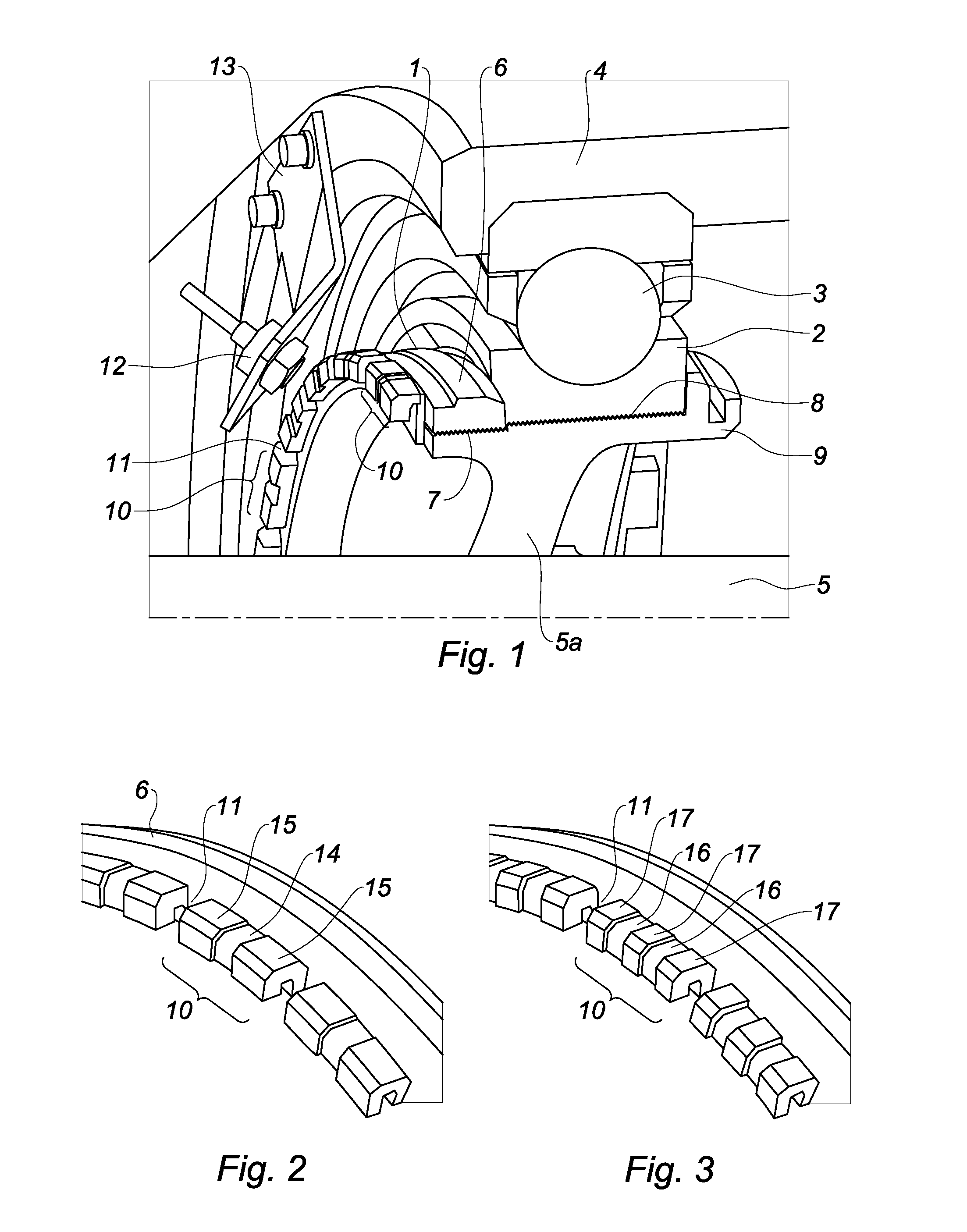 Bearing nut for measuring the rotational speed of a shaft connected to a turbomachine and associated measuring device