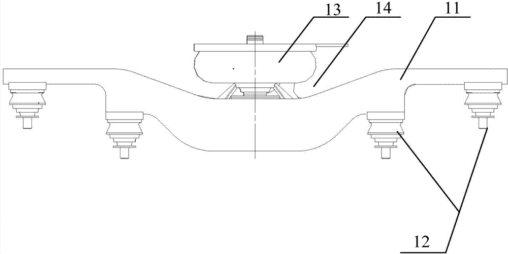 Bogie frame and side beam thereof