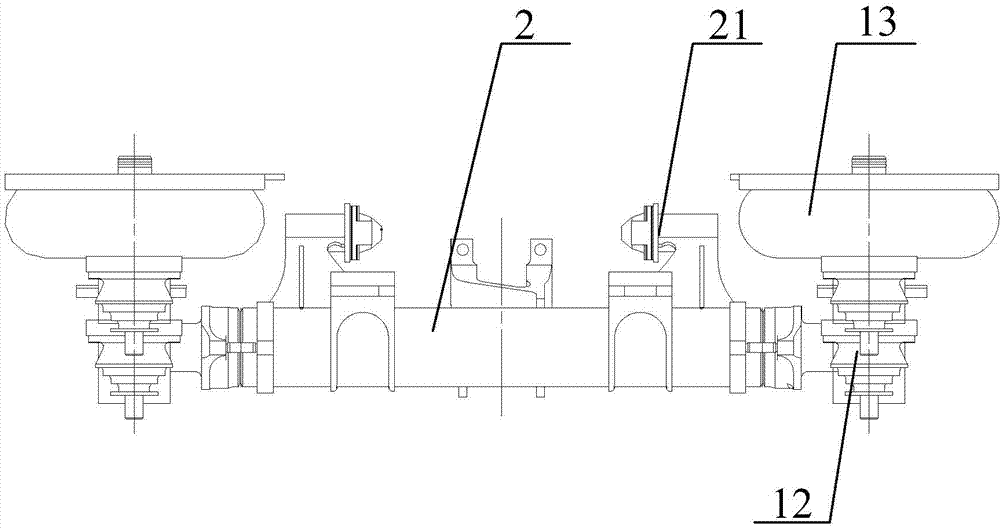 Bogie frame and side beam thereof