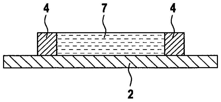 Patterned bank structures on substrates and methods of formation