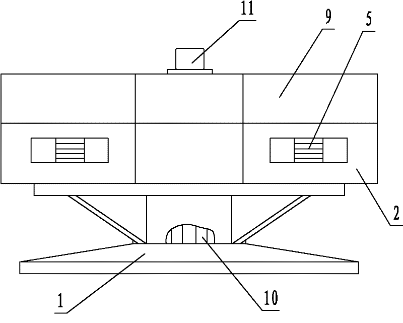 Device for mounting and fixing solar assembly in plane