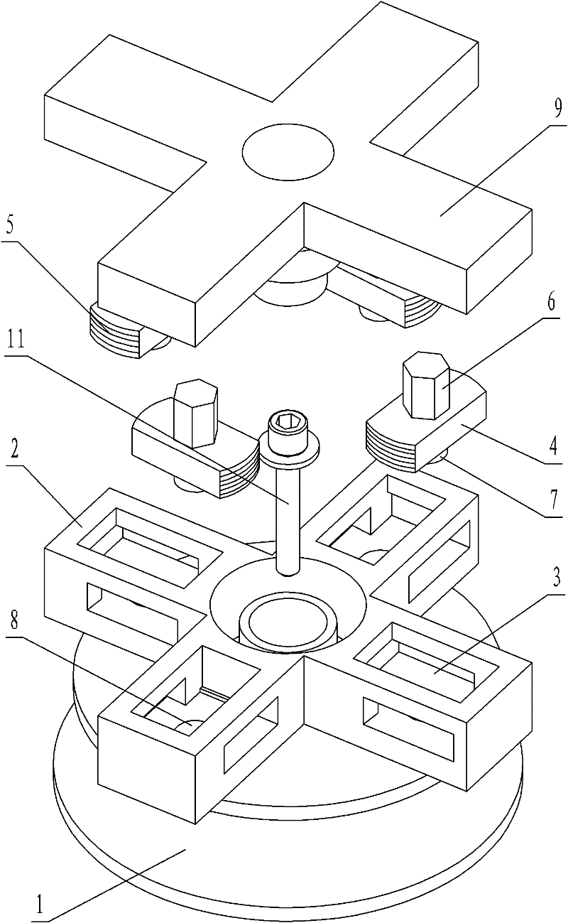Device for mounting and fixing solar assembly in plane