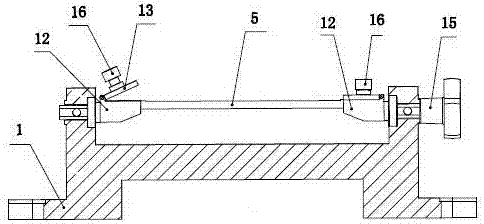 A straight bone plate processing jig