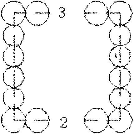 Method for combining large-diameter tree/tree house with multiple small trees