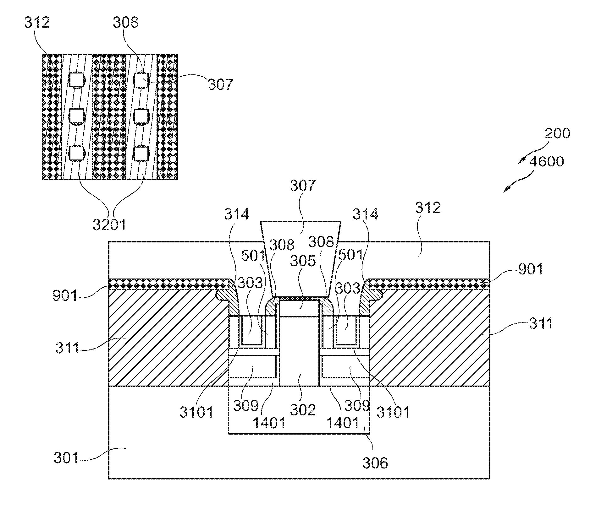 Nonvolatile memory cell comprising a nanowire and manufacturing method thereof