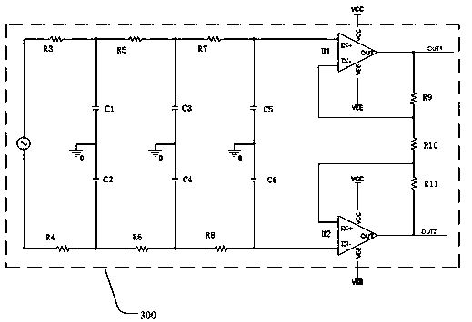 Electrotome interference resisting electroencephalogram signal detection system and device