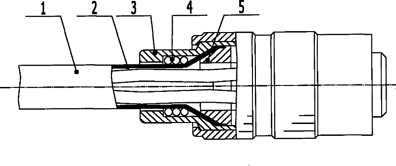 Method for connecting cable and miniature plug and miniature cable plug thereof