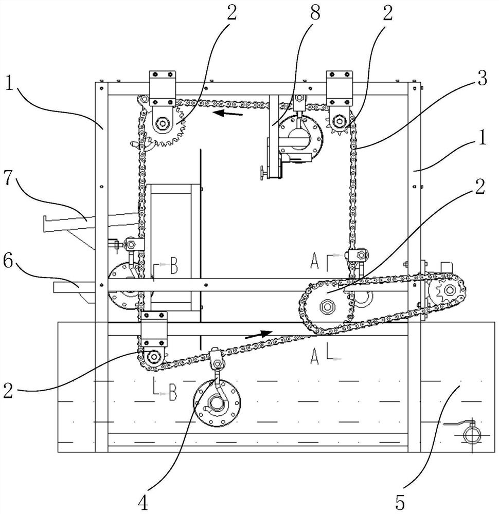 A half-shaft oiling anti-rust device