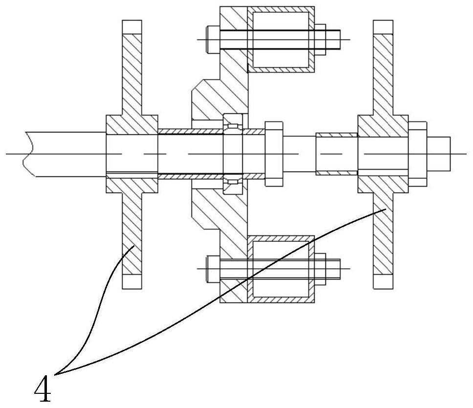 A half-shaft oiling anti-rust device