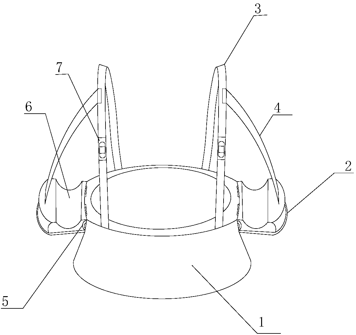 Device for correcting shoulder joint subluxation for patient with cerebral injury