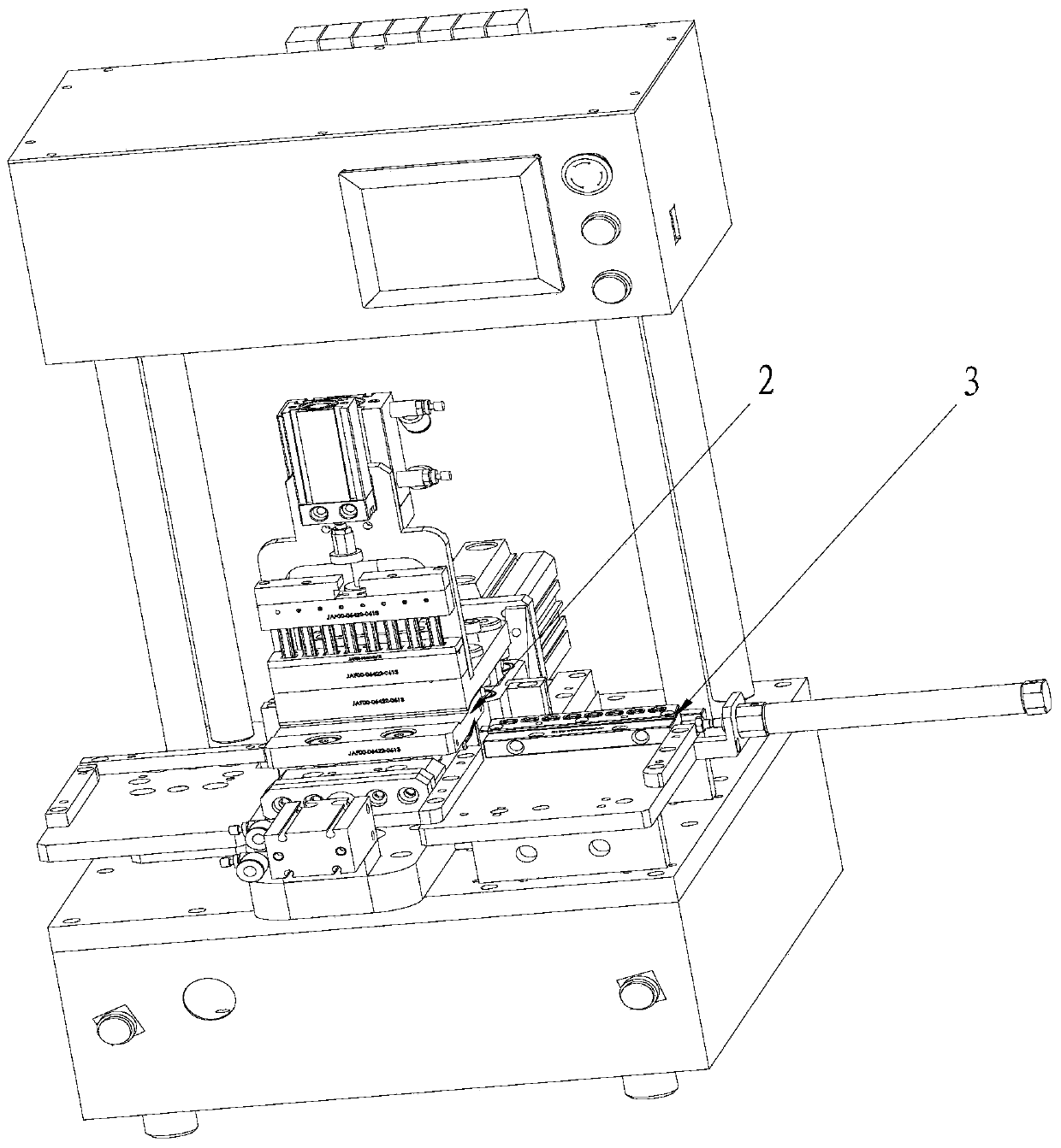 An assembly device and assembly method of a silicone seal in a mobile terminal