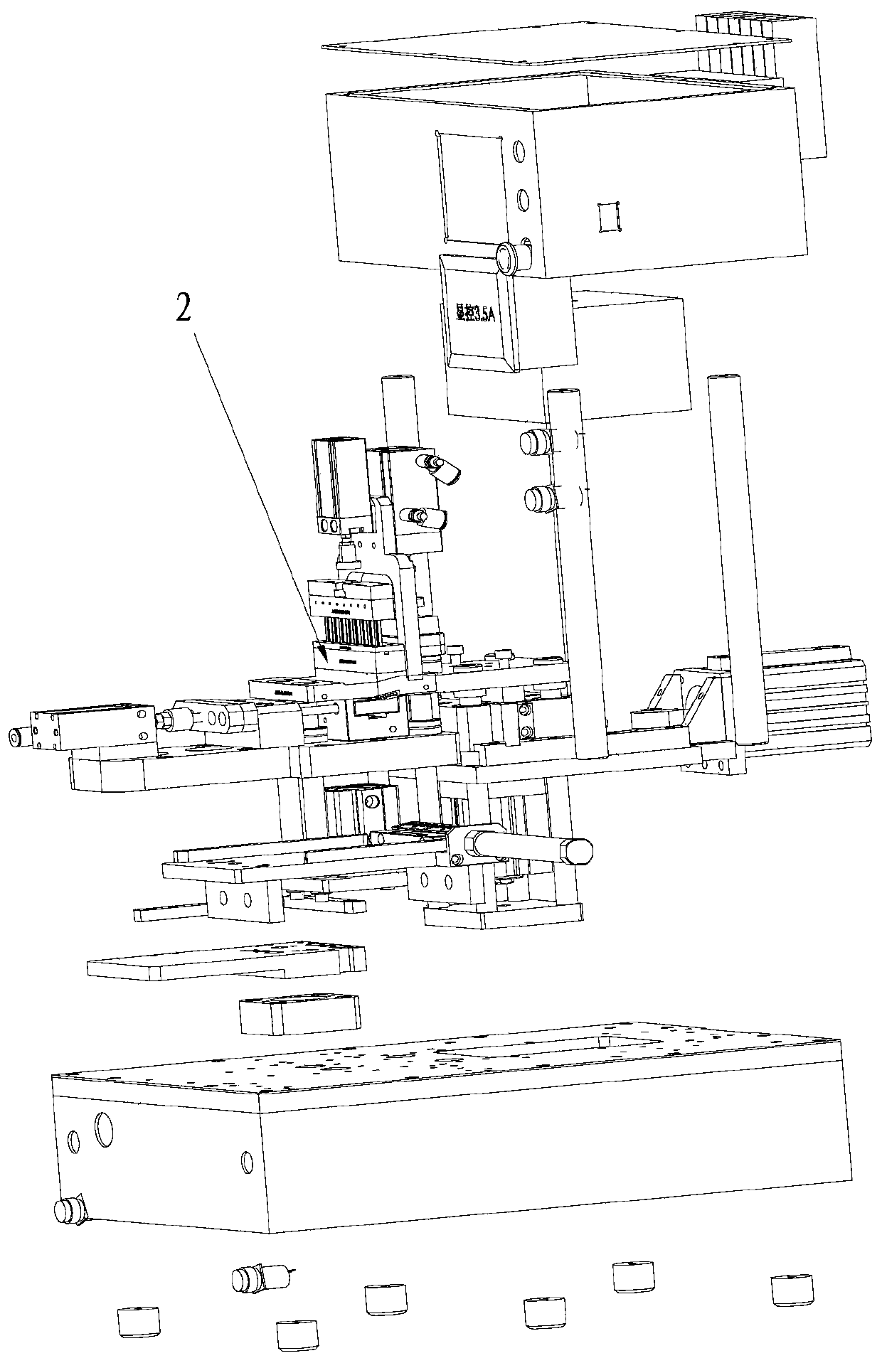 An assembly device and assembly method of a silicone seal in a mobile terminal