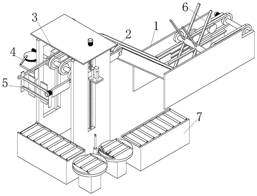 A cardboard packaging device for carton packaging