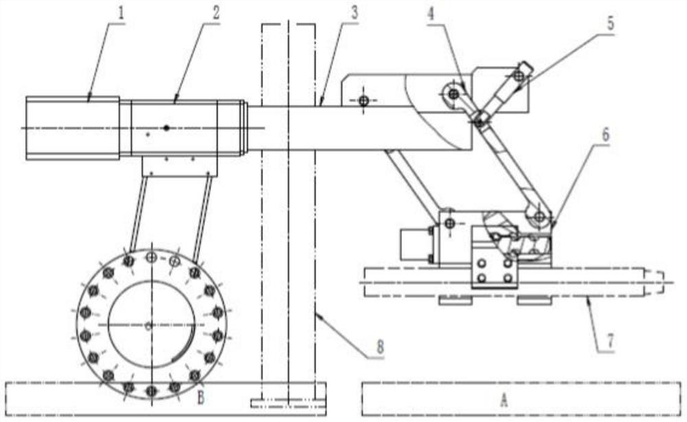 A double-link drill pipe picking manipulator