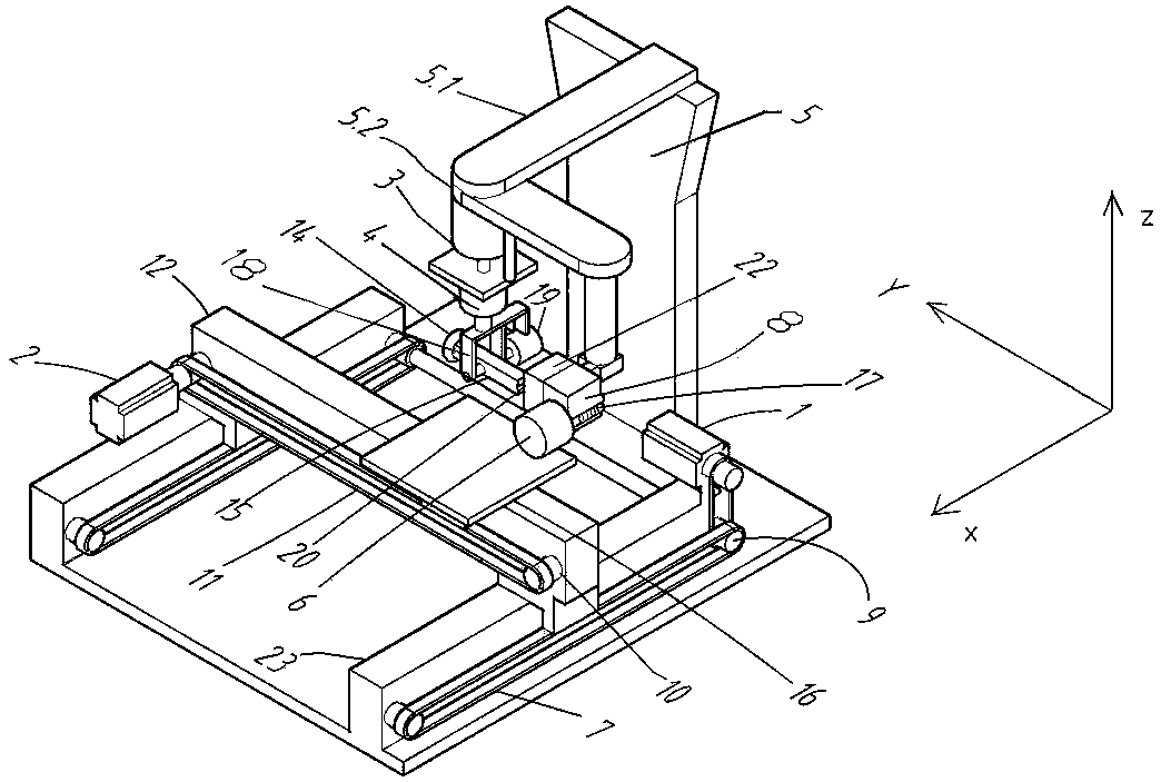 Circuit board automatic wiring machine