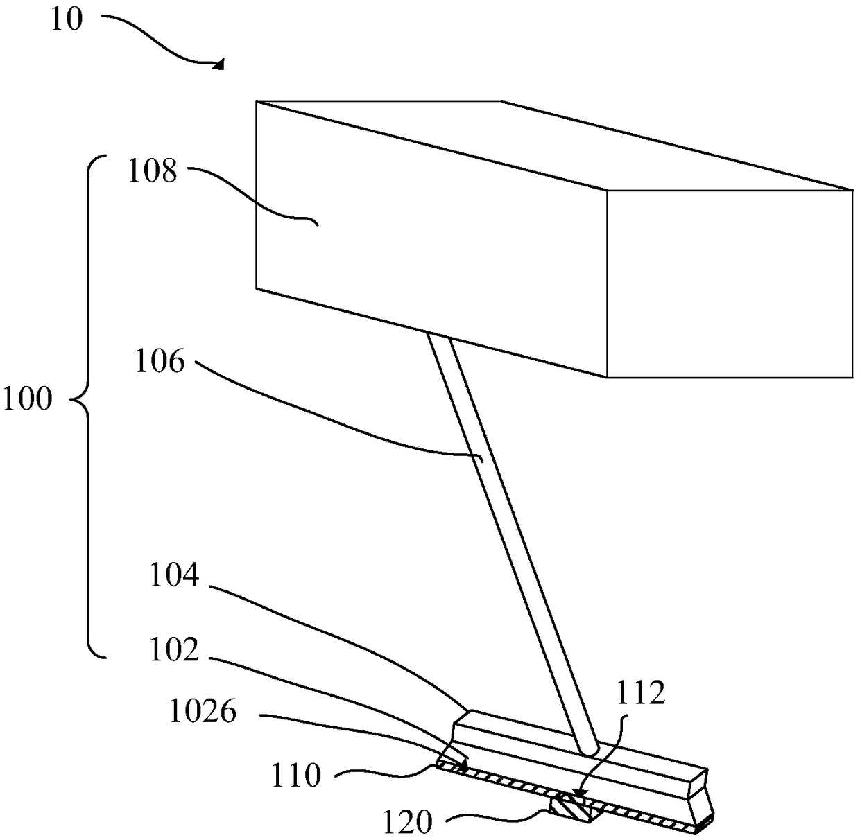 Air knife device for drying substrate